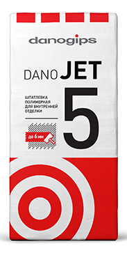 Шпатлевка выравнивающая полимерная DANO JET 5 25 кг, цена - купить в интернет-магазине в Москве и МО.!